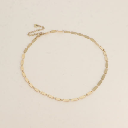 Collier - mailles ovales plates