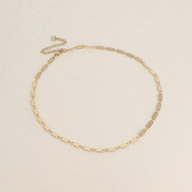 Necklace - flat oval links