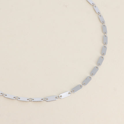 Collier - mailles ovales plates