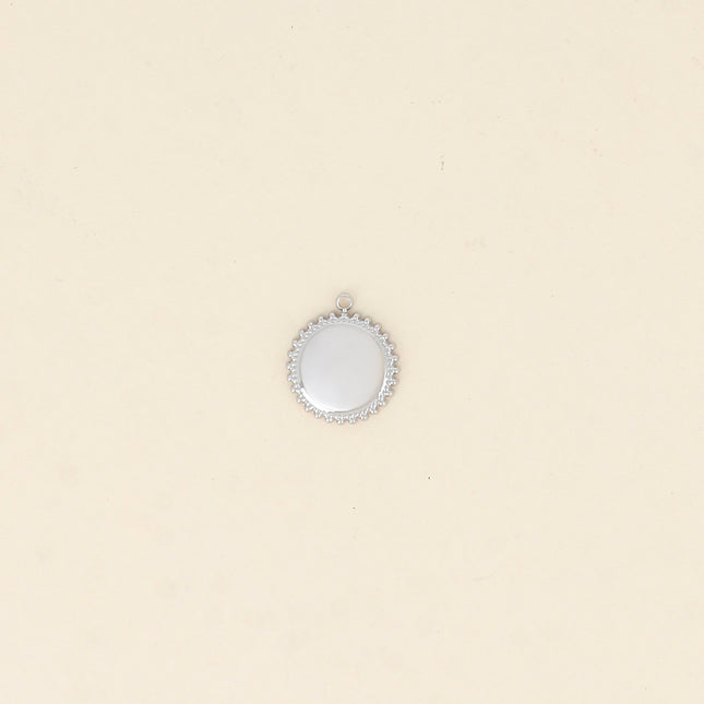 Pendentifs ronds à graver 16 mm
