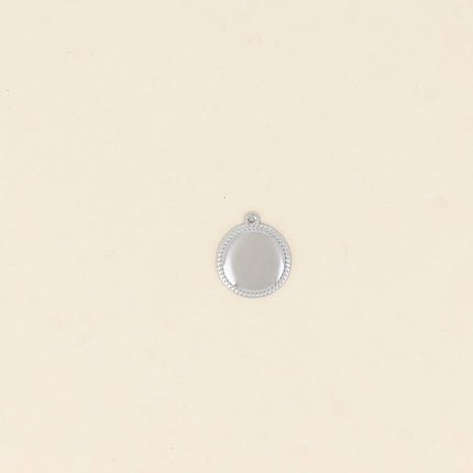 Pendentifs ronds à graver 15,5 mm