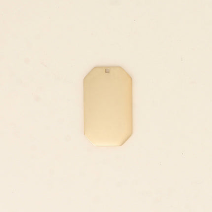 Pendentifs rectangulaires à graver (22 x 36 mm)