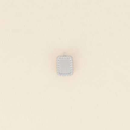 Pendentifs rectangulaires à graver 12,5 x 18 mm