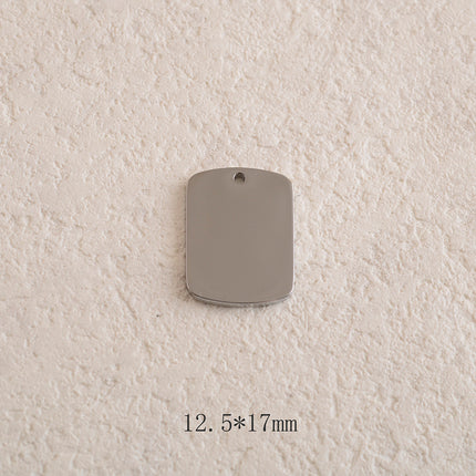 Pendentifs rectangulaires à graver 13 x 17 mm