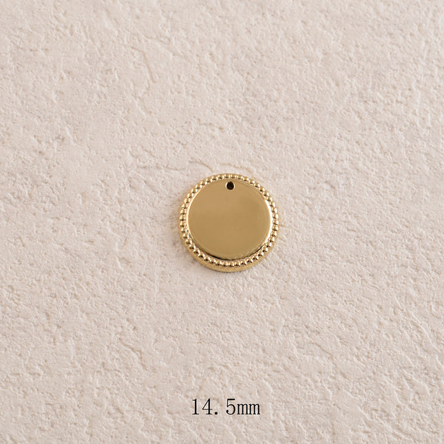 Pendentifs ronds à graver 15 mm