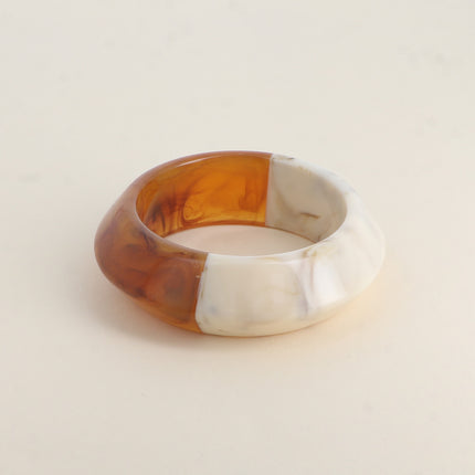 Isoryane Cuff - two-tone resin