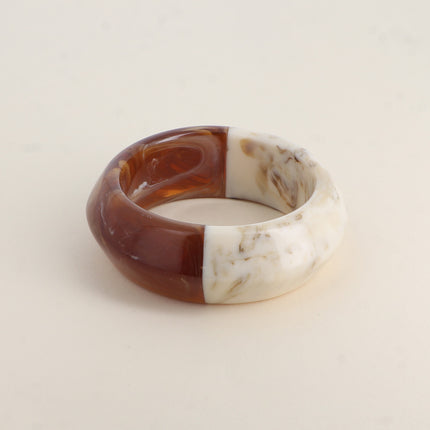 Isoryane Cuff - two-tone resin