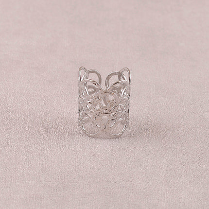 Bague large - cercles ajourés