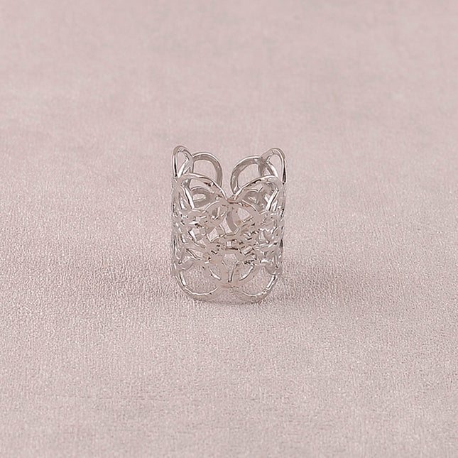 Wide ring - openwork circles