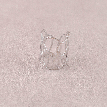 Bague - cercles ajourés