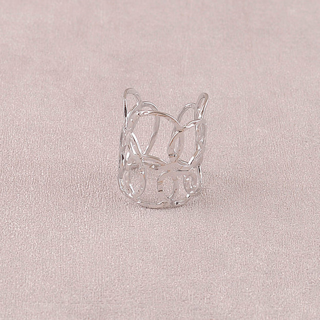 Ring - openwork circles