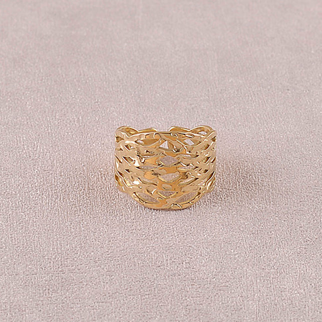 Kervallis ring - braided textured rings