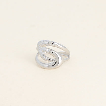 Ring - intertwined shapes