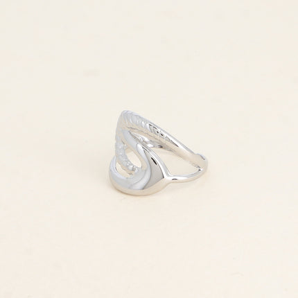 Ring - intertwined shapes