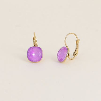 Boucles Béa - cristaux Swarovski® 4470 10mm