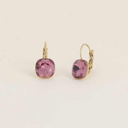Boucles Béa - cristaux Swarovski® 4470 10mm
