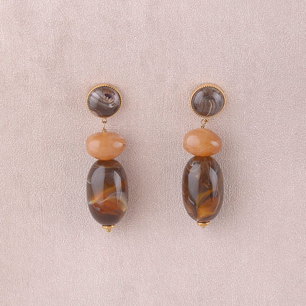Boucles pendantes - 3 pièces en résine