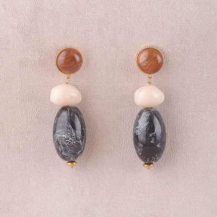 Boucles pendantes - 3 pièces en résine