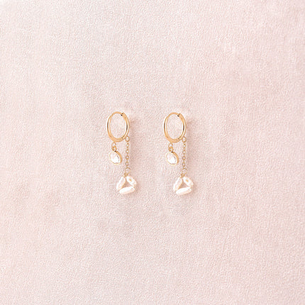 Créoles - ornées de cristaux Swarovski® et de pierres naturelles