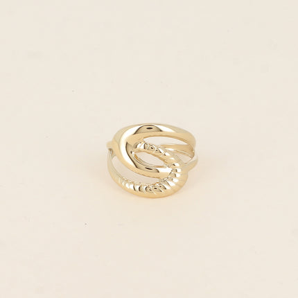 Ring - intertwined shapes