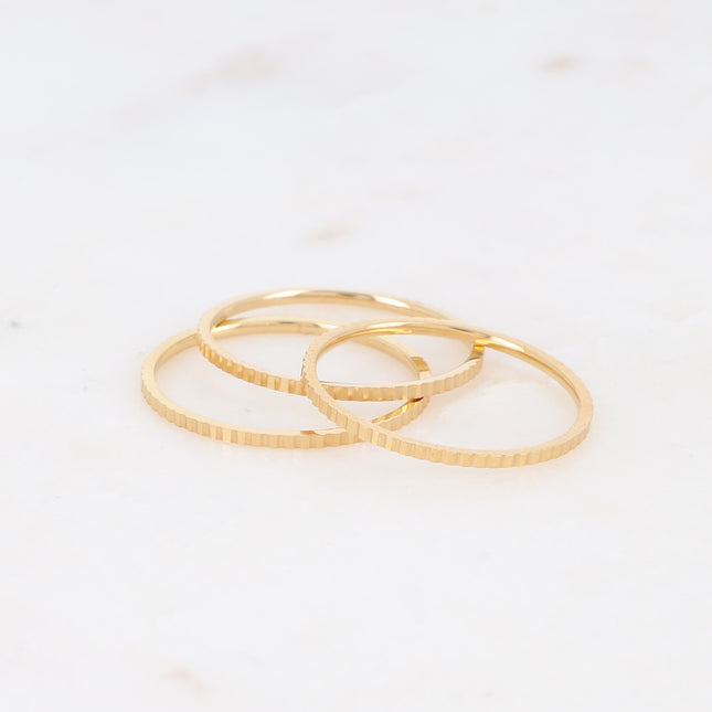 Bagues Ringues martelées