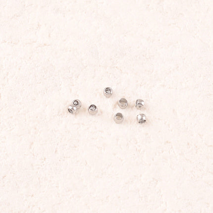 Lot de 100 perles à écraser ⌀ 1,5 mm