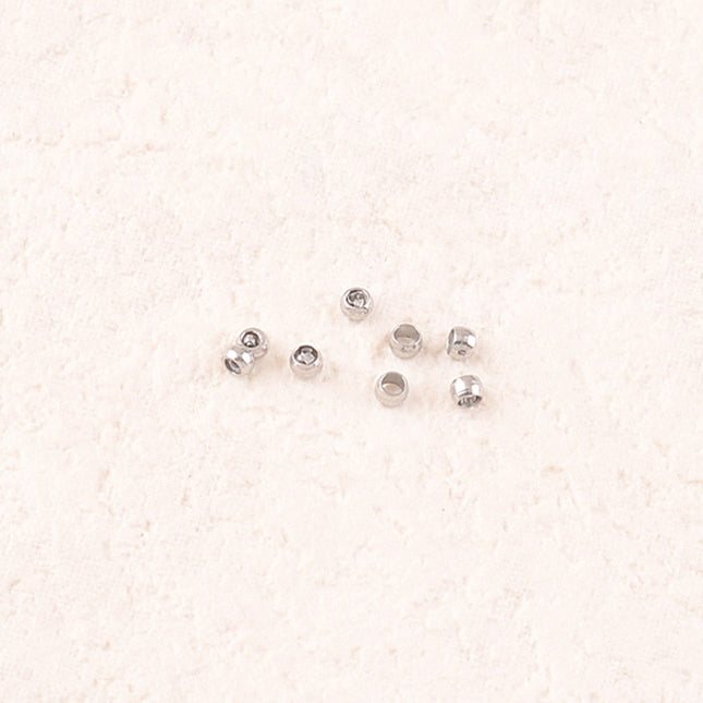 Lot de 100 perles à écraser ⌀ 1,5 mm