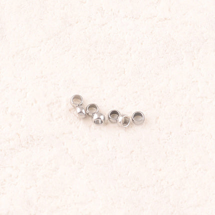 Lot de 100 perles à écraser ⌀ 2 mm