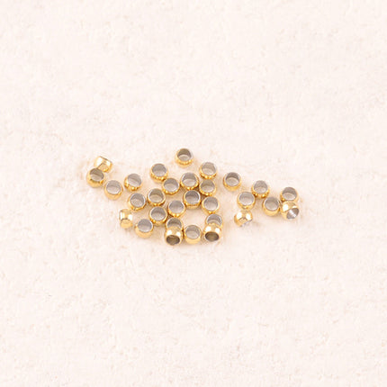 Lot de 100 perles à écraser ⌀ 2 mm