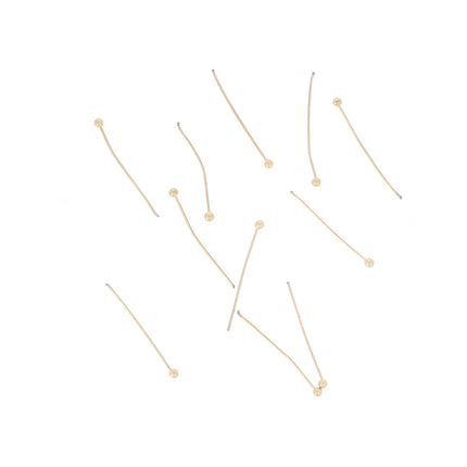 Lot de 20 tiges 22 mm avec tête boule 2 mm