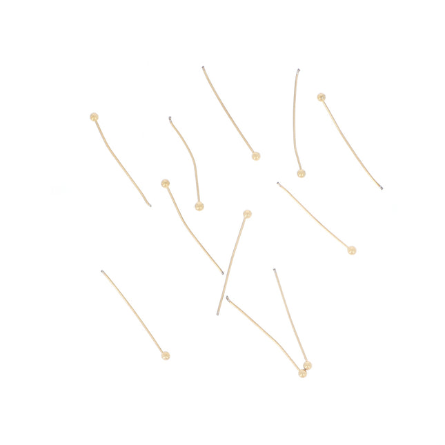 Lot de 20 tiges 22 mm avec tête boule 2 mm