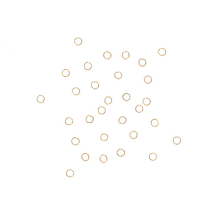 Lot de 50 anneaux ouverts 0,3 x 3 mm
