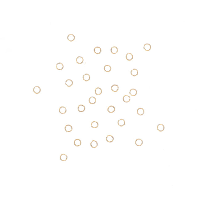 Lot de 50 anneaux ouverts 0,3 x 3 mm