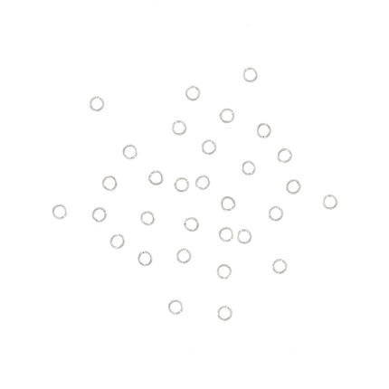 Lot de 50 anneaux ouverts 0,3 x 3 mm