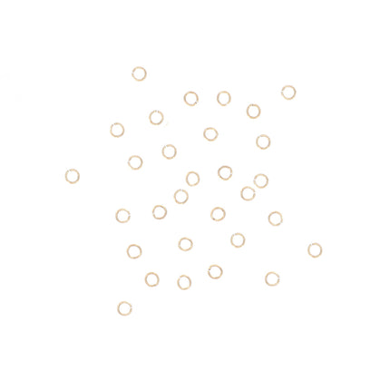Lot de 50 anneaux ouverts 0,7 x 4 mm