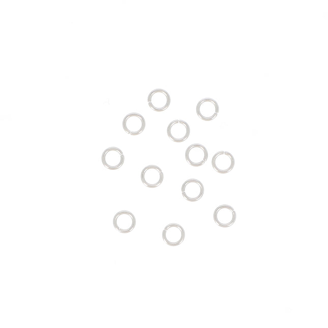 Lot de 50 anneaux ouverts 1 x 5 mm