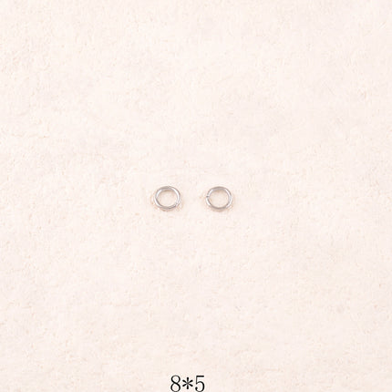 Lot de 50 anneaux ouverts 0,8 x 5 mm