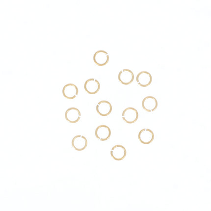 Lot de 50 anneaux ouverts 1 x 6 mm