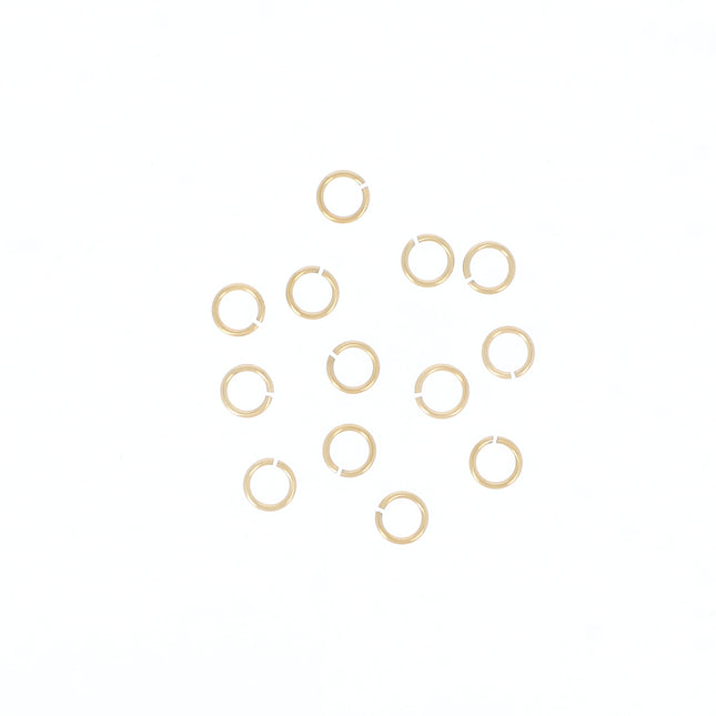 Lot de 50 anneaux ouverts 1 x 6 mm