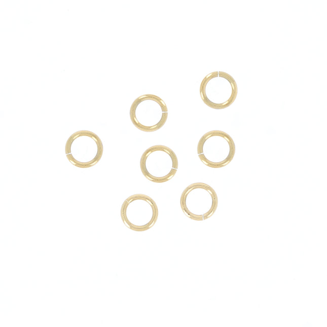 Lot de 24 anneaux ouverts 1,5 x 9 mm