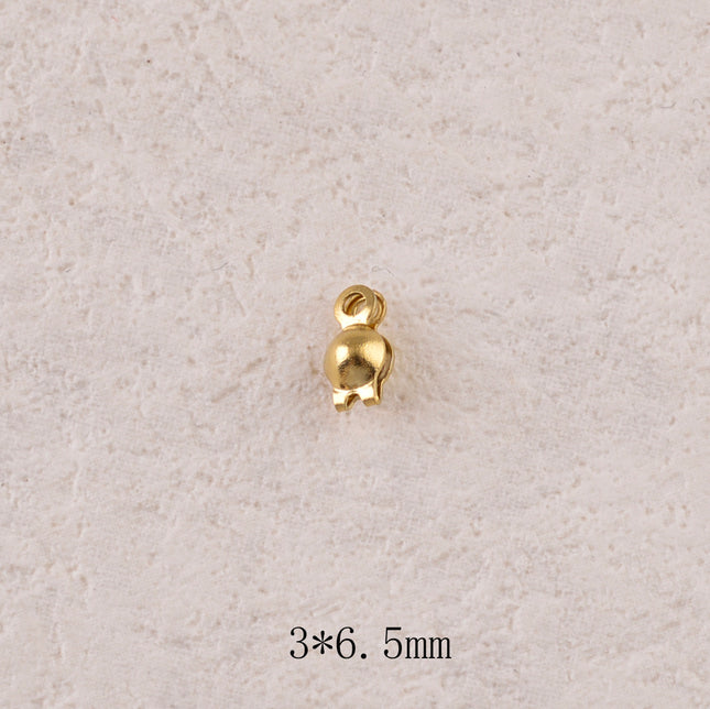Lot de 50 Cache nœuds 3mm avec anneaux fermés