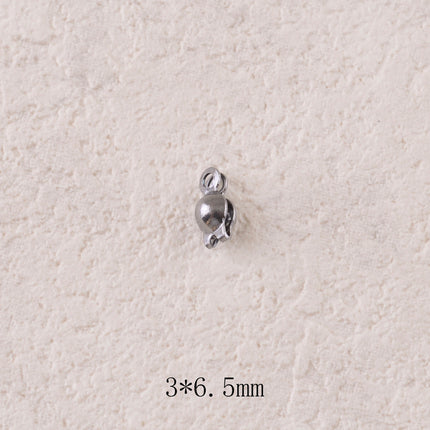 Lot de 50 Cache nœuds 3mm avec anneaux fermés