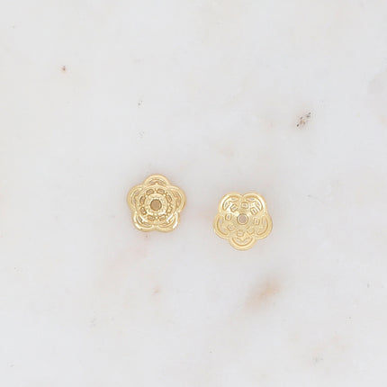 Lot de 3 Coupelles fleurs ajourées 10,5 mm