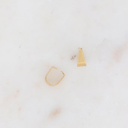 Lot de 10 Bélières 10 x 5 mm