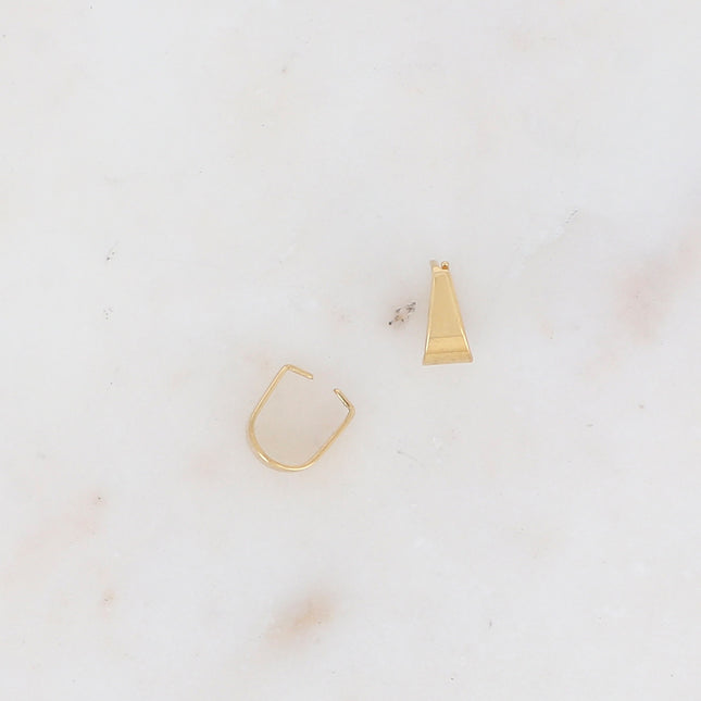 Lot de 10 Bélières 10 x 5 mm
