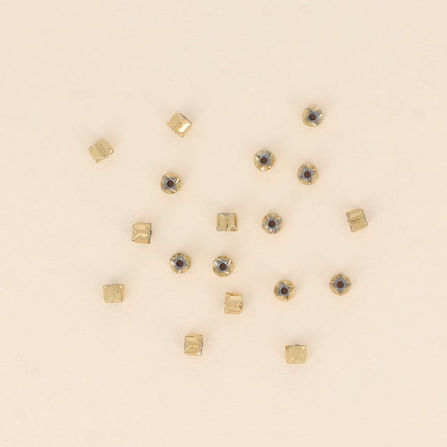 Lot de 20 Perles intercalaires en hématite