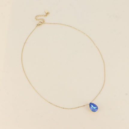 Collier Bertille - goutte et cristaux Swarovski®