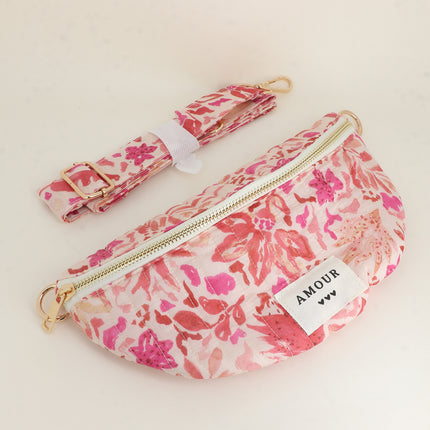 Sac banane - AMOUR, 3 coeurs