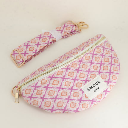 Sac banane - AMOUR, 3 coeurs