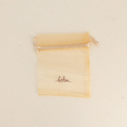 Pochon Bohm en organza beige Taille S